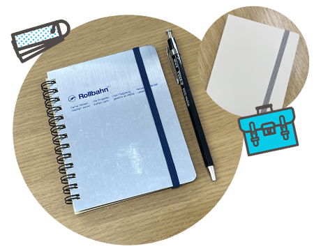 定番アイテム　メモ帳＆ペン