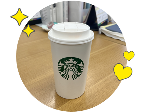 かわいくてお気に入りのタンブラー♪